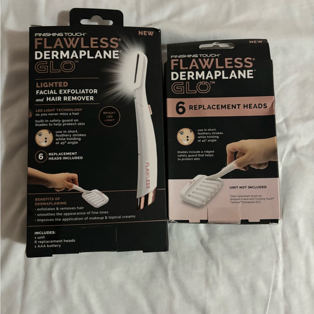 New Flawless dermaplane with extra 6 blades